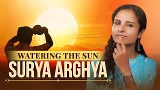 The Secret Science Behind Surya Arghya