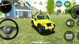 Dollar Song Modified  Mahindra Black Thar  Indian Car Simulator 3D  Android Gameplay 