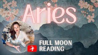 ARIES  That One Person You Trust To Assist  Full Moon Reading  April 2024