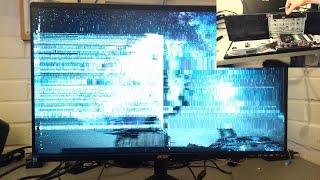 Acer Aspire C24-1600 faulty graphics fix. Access RAM HDD etc.