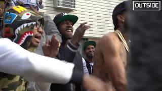 Nipsey Hussle Live In Brooklyn  New York  OUTSIDE W PVNCH  TME - Rap Niggas Official Video BTS