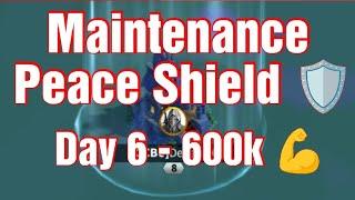 Beginners Restart Guide - Day 6 - New Maintenance Peace shields