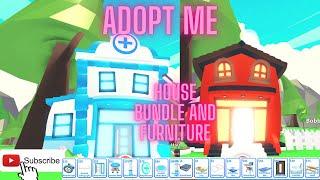 New School and hospital houses and New School and Hospital furniture in adopt me