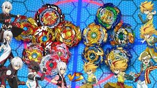 OMG EPIC EVOLUTION BATTLE - Spriggan vs Fafnir  Beyblade Burst Team Battle