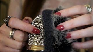 ASMR Mic Scratching Variety No Cover Foam & Fluffy Cover No Talking