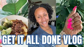 GET IT ALL DONE VLOG  RUNNING ERRANDS  COOK WITH ME  CLEANING  FAVORITE BOOK RECOMMENDATIONS