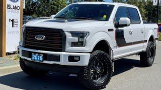 2016 Ford F-150 LARIAT Special Edition+ Tonneau Cover Moonroof Review  Island Ford