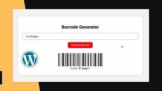 How To Add Barcode Generator To Your WordPress Website