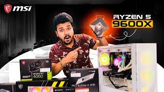 All MSI + Ryzen 9000 Series PC Build  Rs 1.1 Lakh  Ryzen 5 9600X & RTX 4060