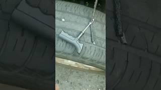 DADvice Repair a Punctured Tire with a Plug Kit #shorts #shortsfeed #diyprojects