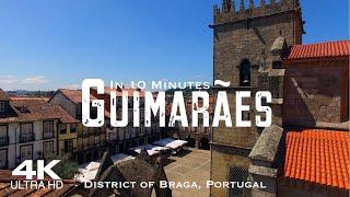 Guimarães 2024  Drone Aerial 4K  Guimaraes Braga Portugal