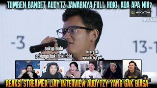 FULL JAWAB HOKI AUDYTZY LAGI SARKAS RRQ KAH? REAKSI STREAMER LIAT INTERVIEW BORING AUDYTZY