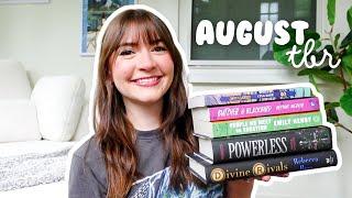 august tbr  all the books i want to read this month