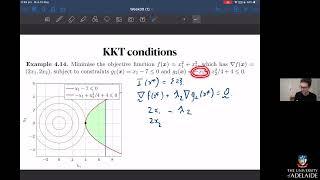 KKT conditions some examples