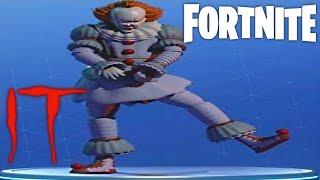 IT EXCEPT Pennywise is Dancing to Fortnite Emotes Songs