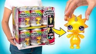 RIESIGES Unboxing von Poopsie Slime Surprise  Kosmische und tierische Spielzeugfiguren