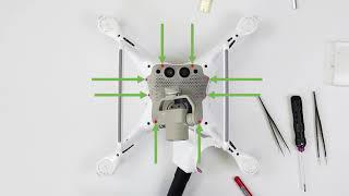 How to install TOPODRONE DJI Phantom 4 PPK Upgrade Kit?