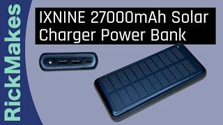 IXNINE 27000mAh Solar Charger Power Bank