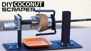 Making Automatic Coconut Scraper Machine  DIY Mechanical Project Ideas