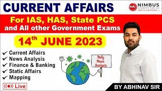 14th June 2023  Current Affairs-2022  By Abhinav Joshi