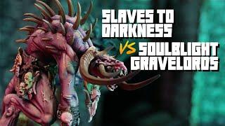 Slaves to Darkness vs Soulblight Gravelords -  NEW Age of Sigmar Battle Report