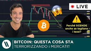 BITCOIN CRYPTO QUESTO STA TERRORIZZANDO I MERCATI ecco perché continua a scendere