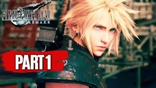 FINAL FANTASY 7 REMAKE All Cutscenes PART 1 Game Movie 1080p 60FPS