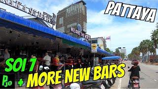 Pattaya Beach + Soi 7 24Jul2023 New Bars coming soon