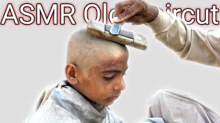 ASMR Fast hair Cutting With Barber Old part 3
