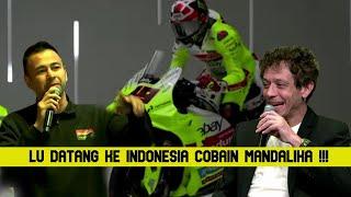 MENGEJUTKAN SULTAN ANDARA TANTANG ROSSI DATANG KE MANDALIKA SAAT LAUNCHING TIM PERTAMINA VR46?