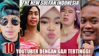 10 YOUTUBER INDONESIA dengan GAJI TERTINGGI plus bongkar gaji ADC. Nomor 1 SULTAN BARU