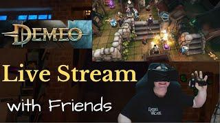 Demeo Live Stream with Friends using Pimax Crystal
