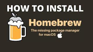 Install Homebrew on you MacOS Macbook M1 M1 Pro M1 Max