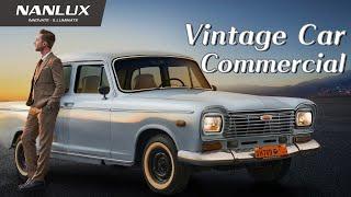 Vintage Car Commercial with NANLITE & NANLUX