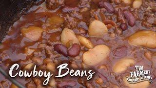 Cowboy Beans Recipe  Cowboy Campfire Cooking