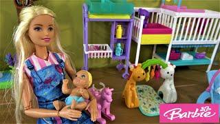 Barbie Best Stories of 2020 with Barbie and Ken Barbie Sister Chelsea and Friends in Barbie House
