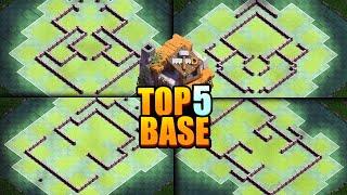 TOP 5 BEST Builder Hall lv.5 Base Layouts + Link  BH 5 bases 2023