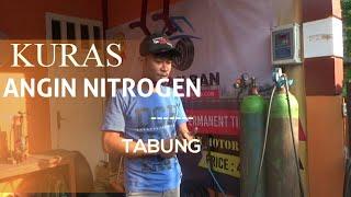 Isi angin ban dengan NITROGEN - Mobil Honda Brio - Tekanan 32 psi di rumah saja