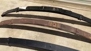 Mopar A Body Leaf springs