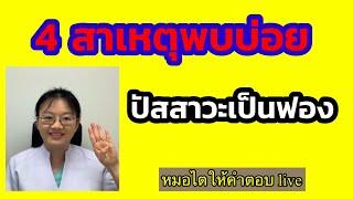 4 สาเหตุพบบ่อย ปัสสาวะเป็นฟอง # หมอไตให้คำตอบ live 2567 ep13