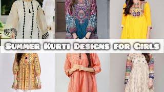 Summer Kurti designs for girls   Eid ul Adha collection