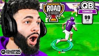 5- STAR QB BECOMES THE GREATEST COLLEGE QB EVER.. COLLEGE FOOTBALL 25 ROAD TO GLORY GAMEPLAY