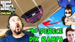 90 DERECE EN DİK RAMPA  EKİPLE GTA 5 ONLINE