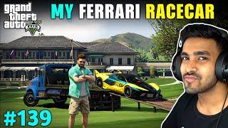 TAKING DELIVERY OF A FERRARI RACECAR  GTA V GAMEPLAY #139