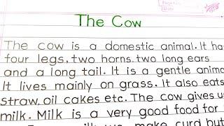 Essay on cow in Englishessay on cow 10 linesthe cow essaythe cow english mein