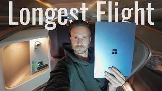 Will the Surface Laptop with Snapdragon X Elite Last the Longest Flight in the World?