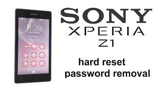 Sony XPERIA  Z   Z1   Z2   Z3  Z5 - Hard Reset Unlock Password Screen Lock removal