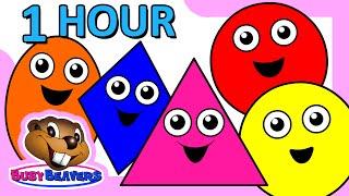 Colors & Shapes DVD - 1 Hour Super Simple Colours Little Baby Songs Kids Learn Nursery Rhymes