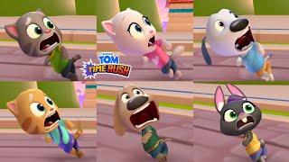 Talking Tom Time Rush All Characters Runs in The Lava World - Full Screen - Android Gameplay 2024
