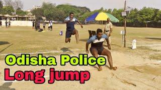 Odisha Police Boys Long Jump 12 feet  Rourkela district physical test Odisha Police physical test